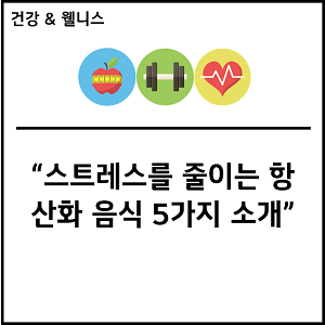 스트레스를 줄이는 항산화 음식 5가지 소개