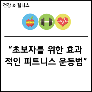 초보자를 위한 효과적인 피트니스 운동법